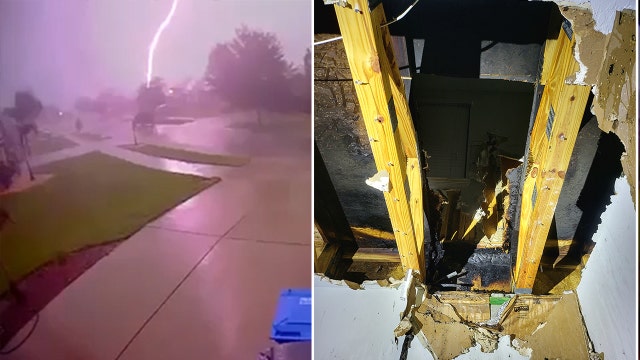 Lightning strikes home in Valrico, firefighters say