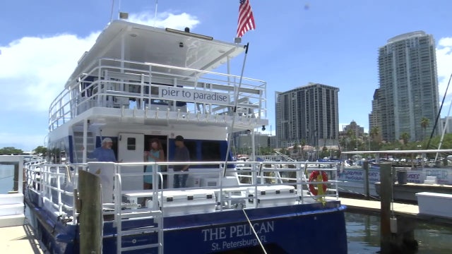 Charter boat takes customers on journey from downtown to Egmont Key