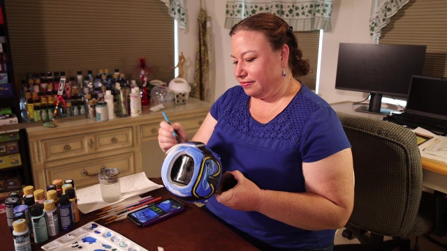 Local artist combines love for kids, painting to create cranial bands