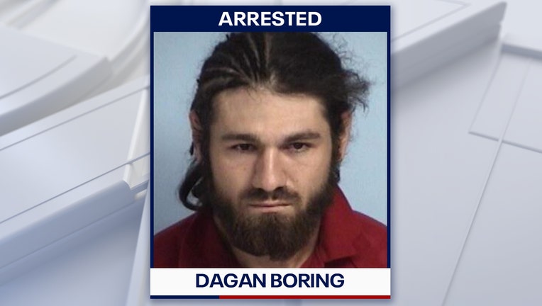 Mugshot for Dagan Blake Boring. 