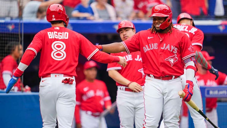 Guerrero drives in 3, Blue Jays beat Rays 9-2 on Canada Day