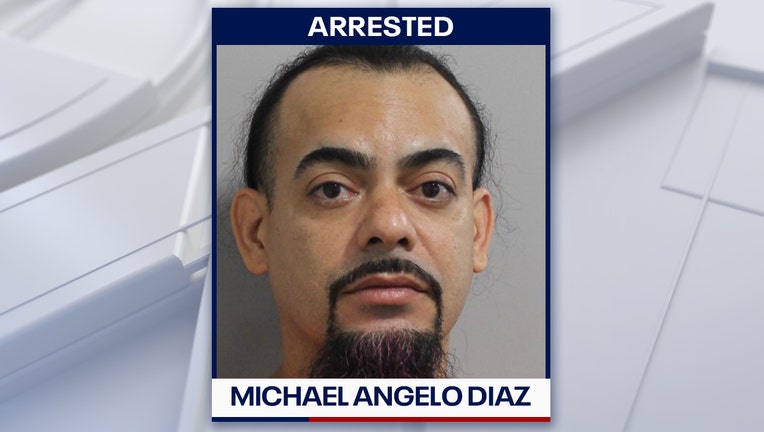 Mugshot of Michael Angelo Diaz.