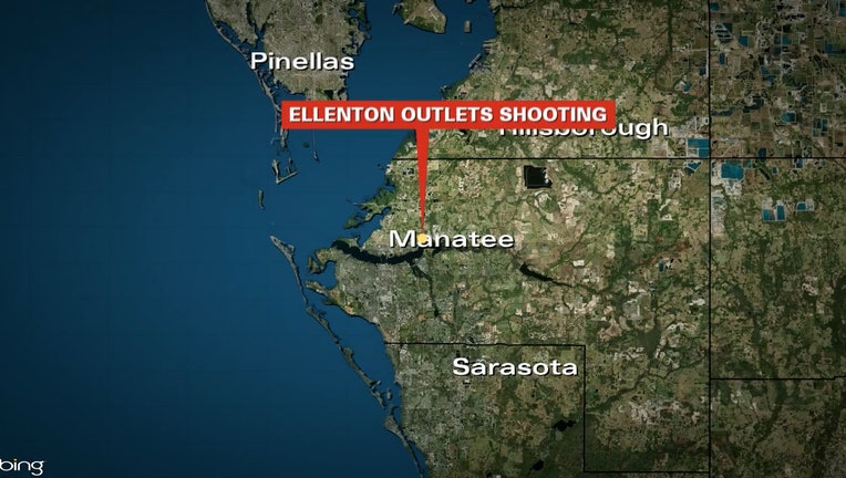 Photo: Map shows location of Ellenton Premium Outlets where shooting occurred