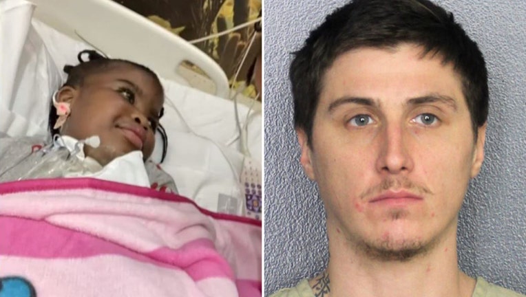 Photo: 10-year-old victim Laziyah Stukes and hit-and-run suspect Sean Greer