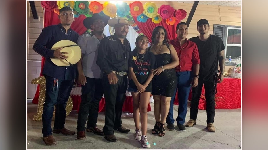 Family of Jasmin Cervantes-Garcia, who nearly died in a crash in Mexico that killed her parents and grandparents.