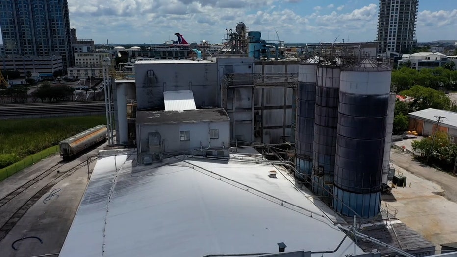 Photo: Drone view of the vacant and former Ardent flour mill
