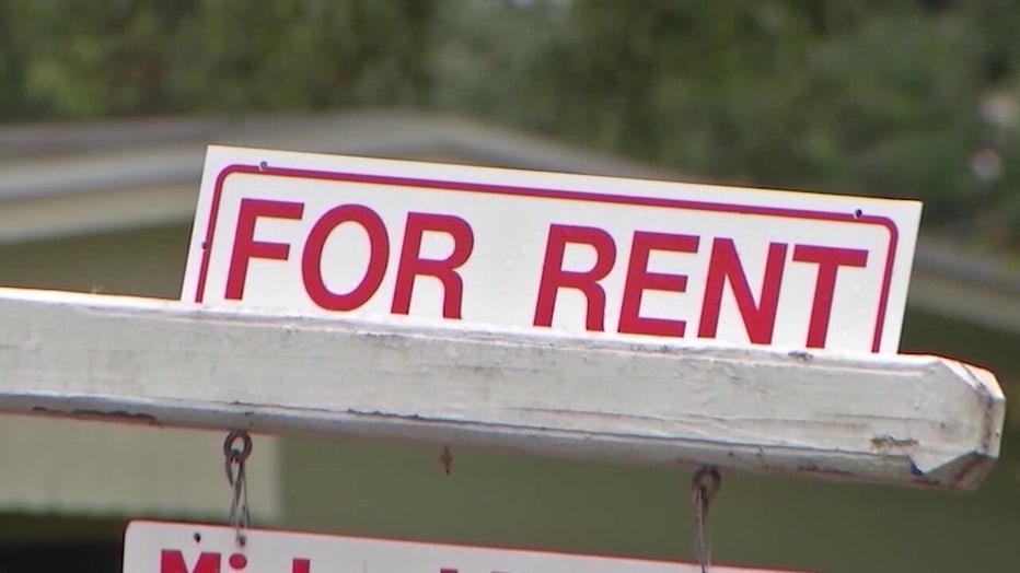 For rent sign