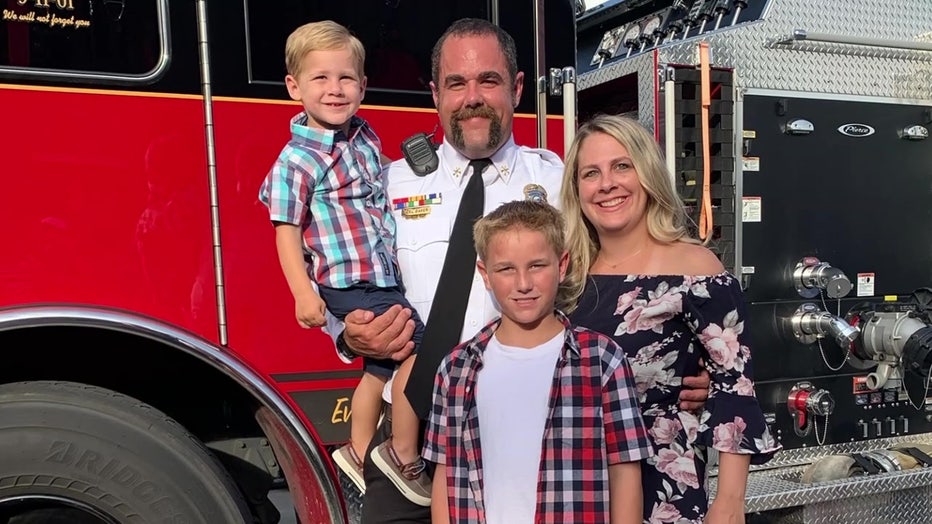 Brianne Baker and family.