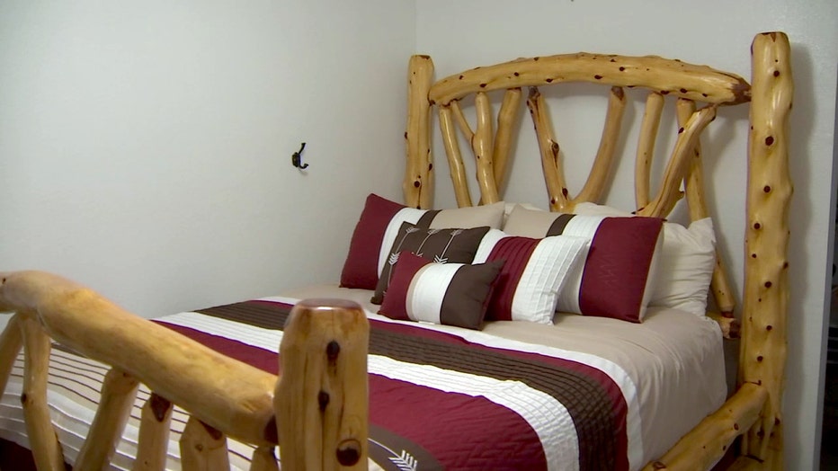 wooden bed frame rustic visions