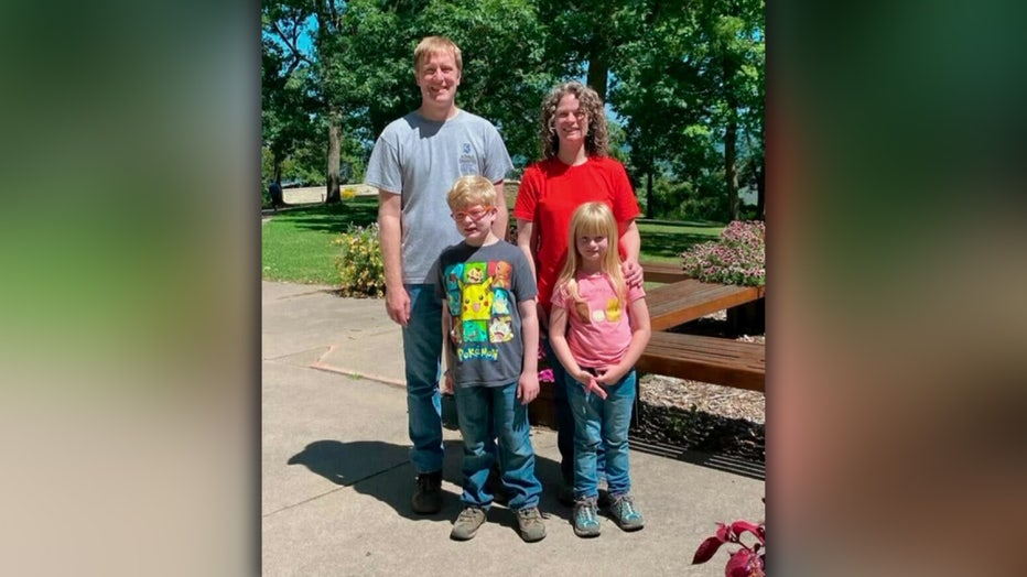 Photo: Tyler and Sarah Schmidt along with their 9-year-old son, Arlo, and 6-year-old daughter, Lula.