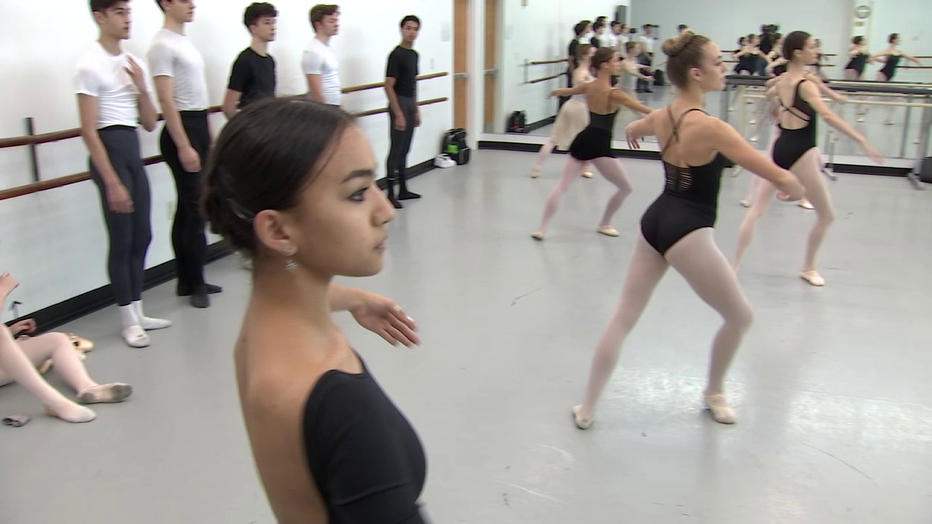 Photo: Students taking dance class