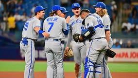 Massey sac fly in 10th gives Royals 3-2 win over Rays