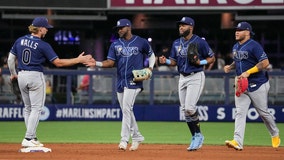 Margot drives in go-ahead run, Rays nip Marlins 2-1 in 10