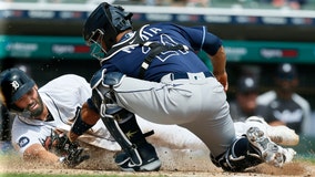 Tampa Bay Rays draw 2 bases-loaded walks in 9th, beat Tigers 7-0