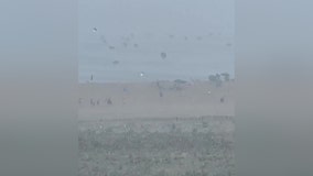 Severe weather in Delaware sends beach umbrellas flying into ocean: 'Downright apocalyptic-looking'