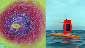 High-tech hurricane tracking system uses drones above and below water