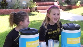 Sisters to host pop-up lemonade stand at Rowdies game to raise money for kids battling cancer
