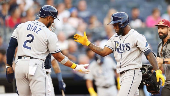 Arozarena's early homer sends Rays past skidding Yankees 3-1