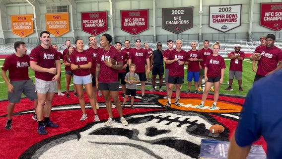 Bucs celebrate 'Military Day' with local service members at training camp