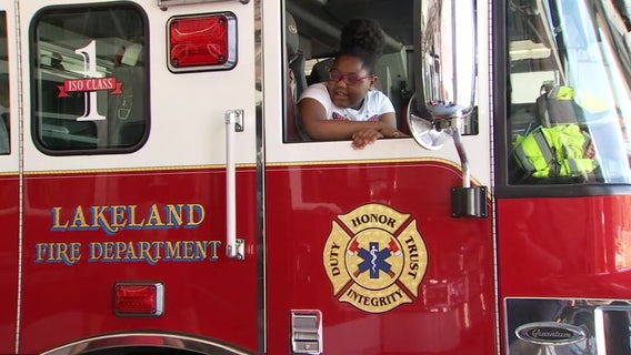 9-year-old recognized as hero for helping family escape Lakeland house fire