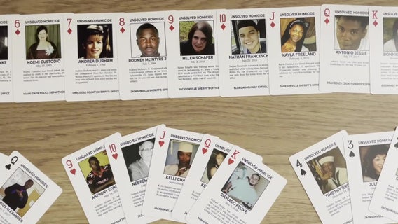Deck of playing cards helps shine light on 52 unsolved Florida homicides