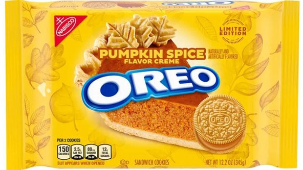 Oreo brings back Pumpkin Spice Sandwich Cookies for limited time