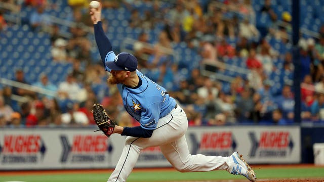 Rasmussen wins 3rd start in row, Rays beat Angels for sweep