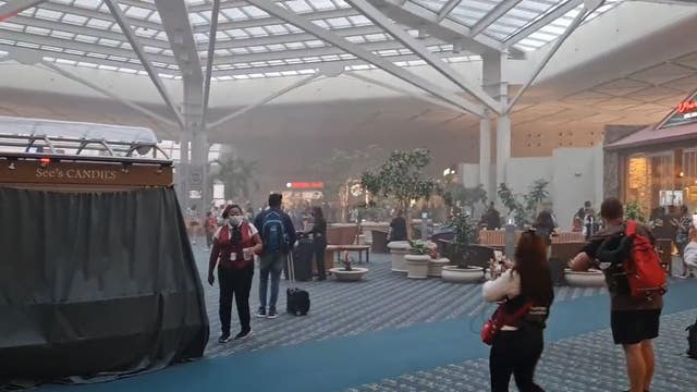 VIDEO: Fire breaks out at Orlando International Airport, disrupting operations inside terminal