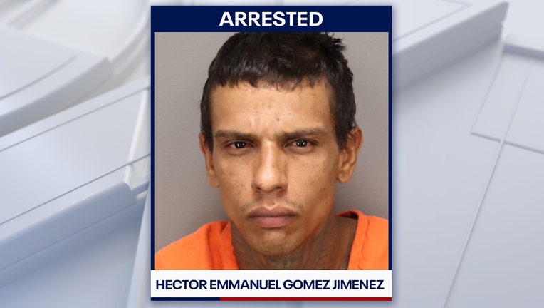 Mugshot of Hector Emmanuel Gomez Jimenez courtesy of the Pinellas County Sheriff's Office.