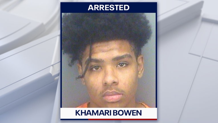 Mugshot of Khamari Bowen.