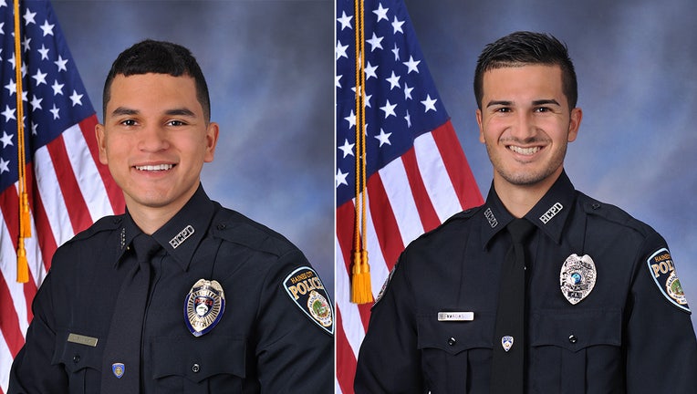 Photo: Side-by-side images of Officers Jose Ramirez and Gedrick Vargas