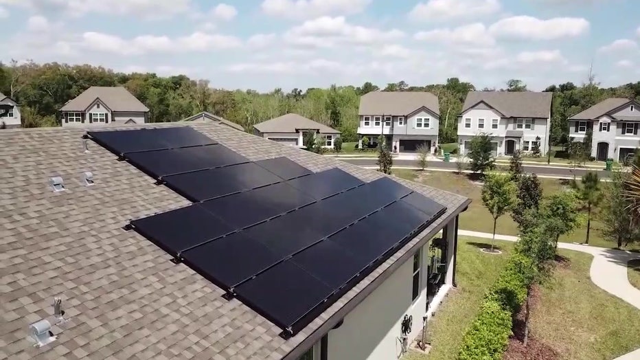 A Bay Area developer is taking advantage of a tax credit for installing solar panels on homes.
