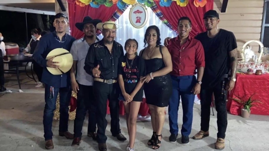 Jasmin Cervantes-Garcia and her family. 