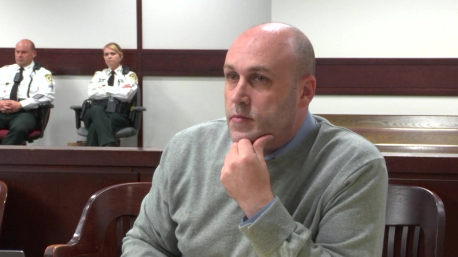 Trevor Summers sits in a Hillsborough County courtroom. 