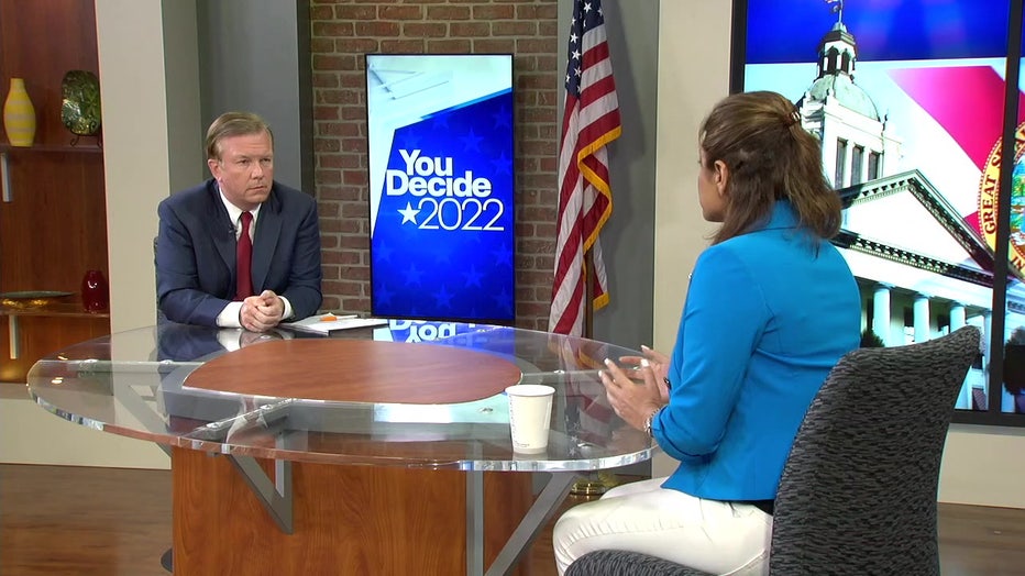 FOX 13's Craig Patrick interviews Amanda Makki ahead of the 2022 midterm primary for US House District 13