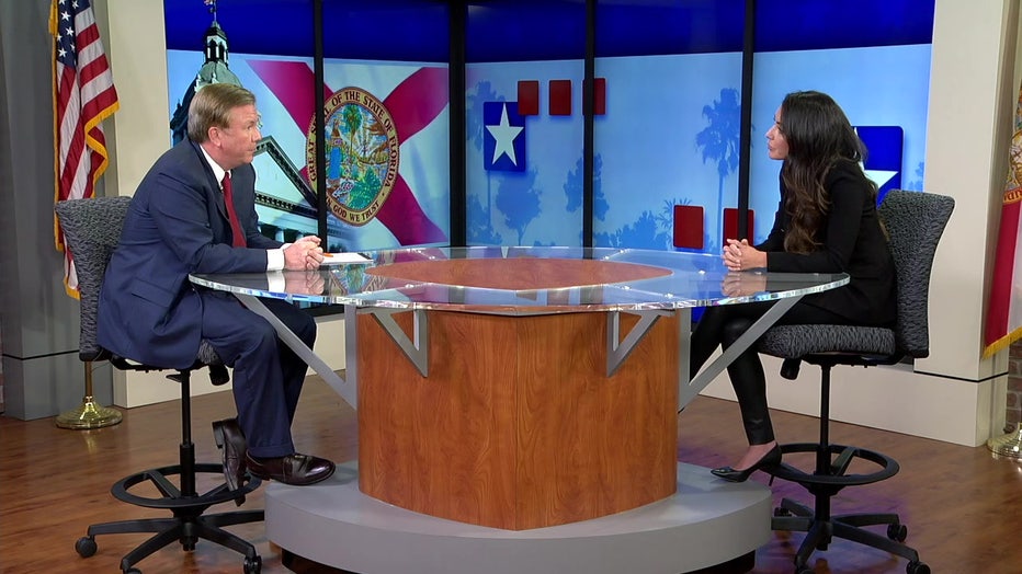 Anna Paulina Luna interviewed by FOX 13's Craig Patrick ahead of the 2022 midterm primary for US House District 13