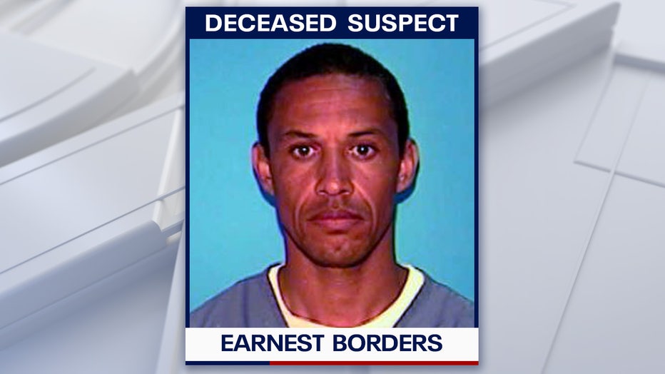 Photo: Deceased suspect Ernest Borders, in a prison photo from the Florida Department of Corrections