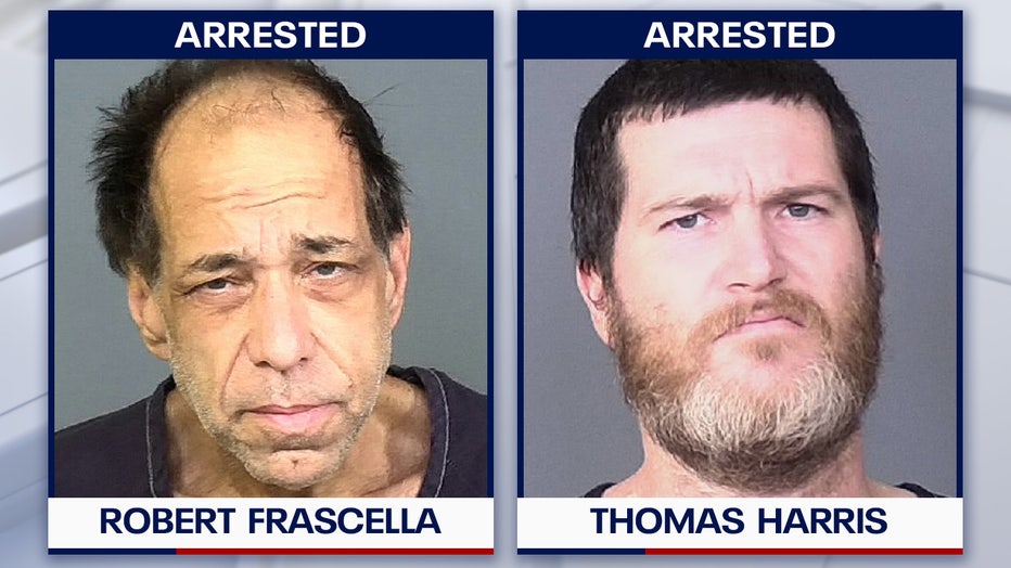 Photo: Mugshots of bank robbery suspects Robert Frascella, left, and Thomas Harris, right