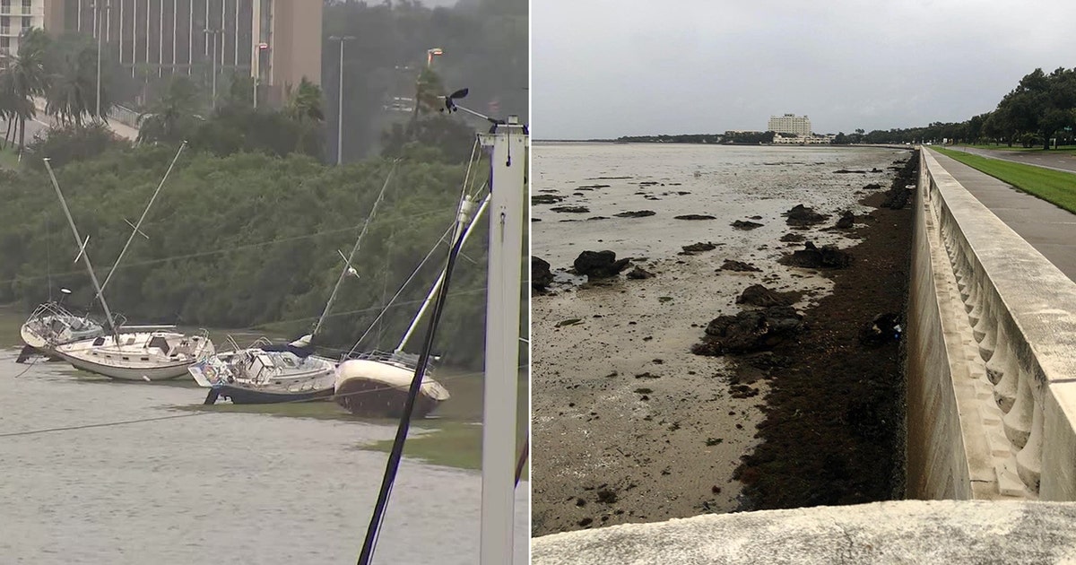 Hurricane Ian drains water across Tampa Bay area | FOX 13 Tampa Bay