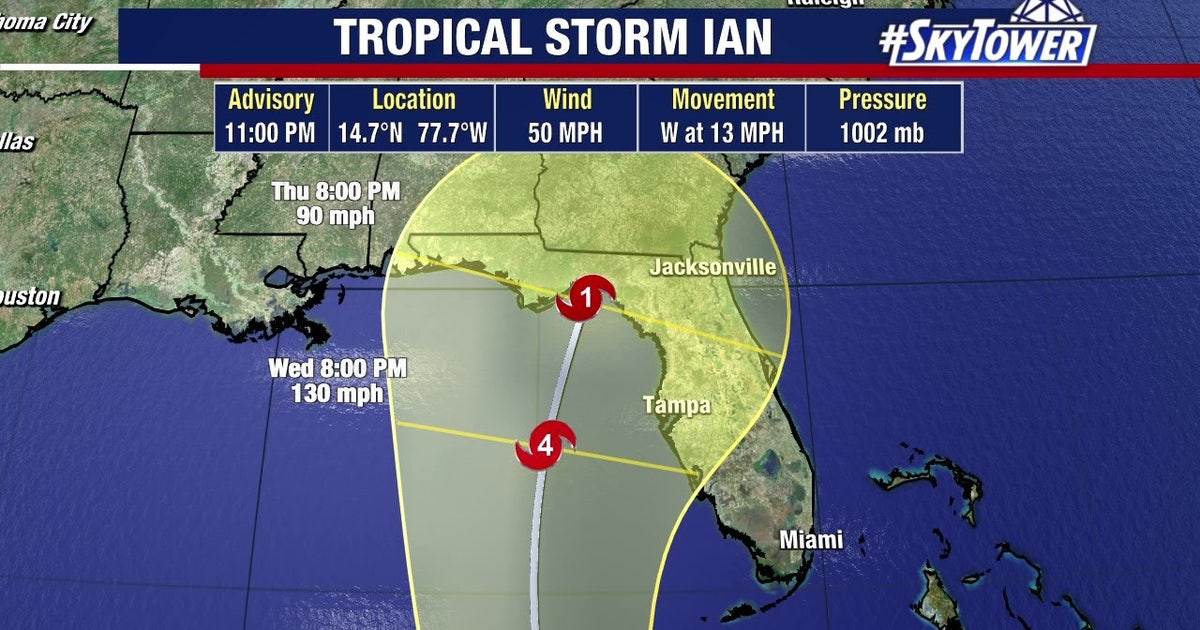 Tropical Storm Ian forecast to become hurricane Sunday as it tracks ...