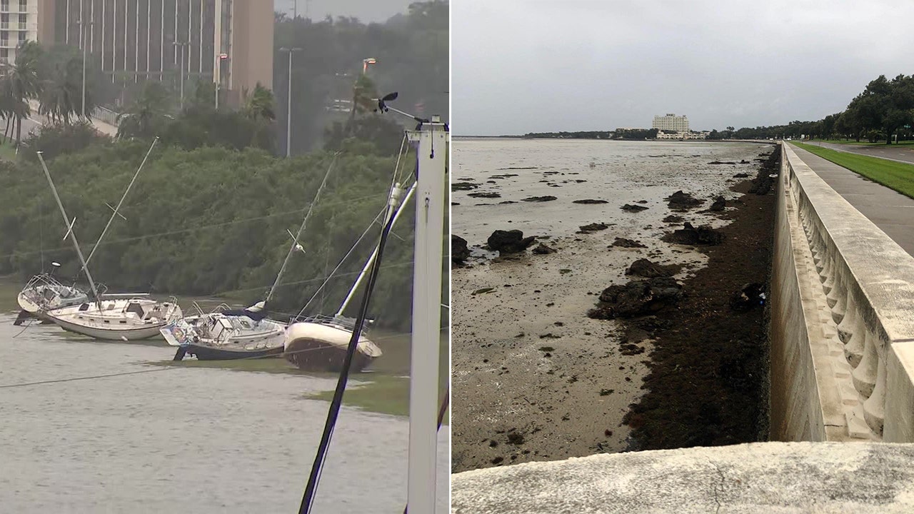 Hurricane Ian Drains Water Across Tampa Bay Area | FOX 13 Tampa Bay