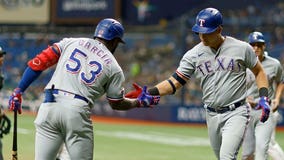 Rangers score 4 early, including Lowe HR, hold off Rays 4-3