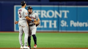 Astros clinch AL West for 5th time in 6 years, beat Rays 4-0