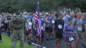 Hundreds of runners remember 9/11, honor fallen Marine
