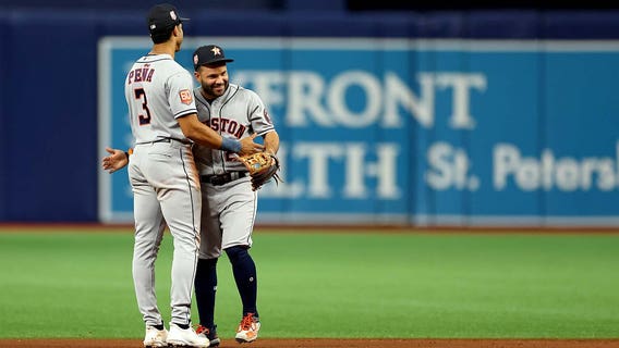 Astros clinch AL West for 5th time in 6 years, beat Rays 4-0