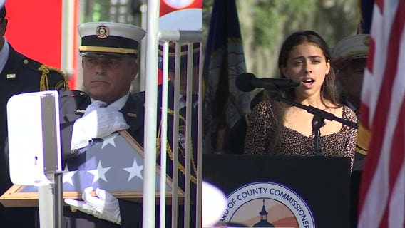Father, daughter share stage to honor victims of Sept. 11 attacks at Hillsborough Patriot Day event