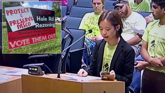 Science students hope to prevent new housing development in Pasco County