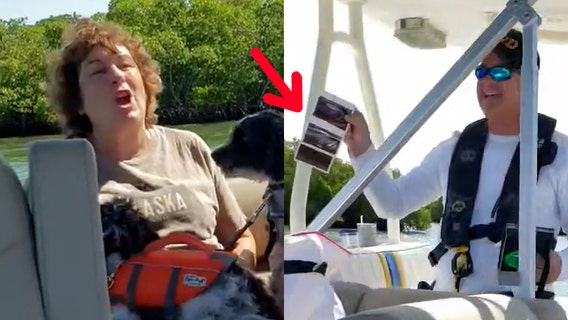 Florida first responders surprise grandmothers with elaborate pregnancy reveal