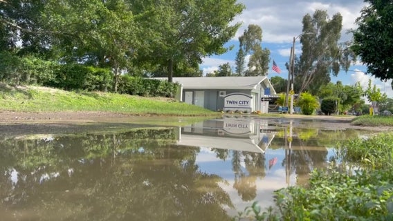 Residents in St. Pete mobile home park left waiting for storm water to drain