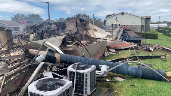 Wauchula apartment catches fire after power pole falls on top of building